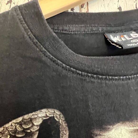 Vintage Men’s Biker Feel The Thunder T-Shirt.Single stitch size XL. - Picture 8 of 11